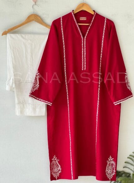 G A R N E T -2PC- STITCHED